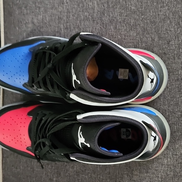 Nike Air Jordan Mars 270 Top 3 size 13 Clean Black Red Blue White CD7070-001 - Picture 3 of 7